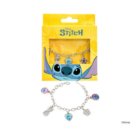 PULSERA PLATEADA STICH